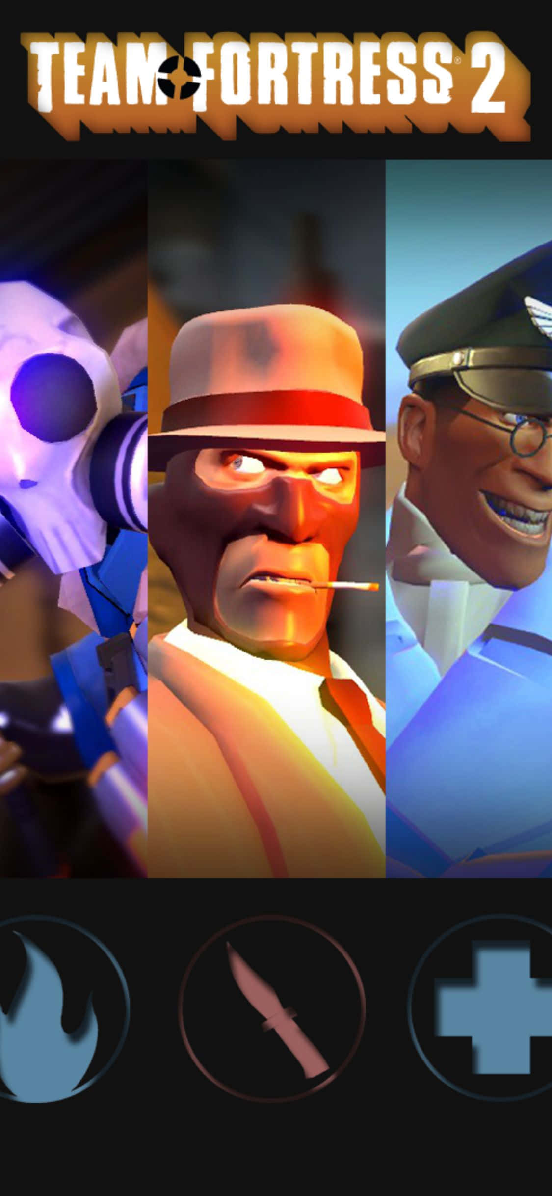 Хватай знаме с приятелите и покажи доминанция с Team Fortress 2 на новия ти iPhone Xs Тапет