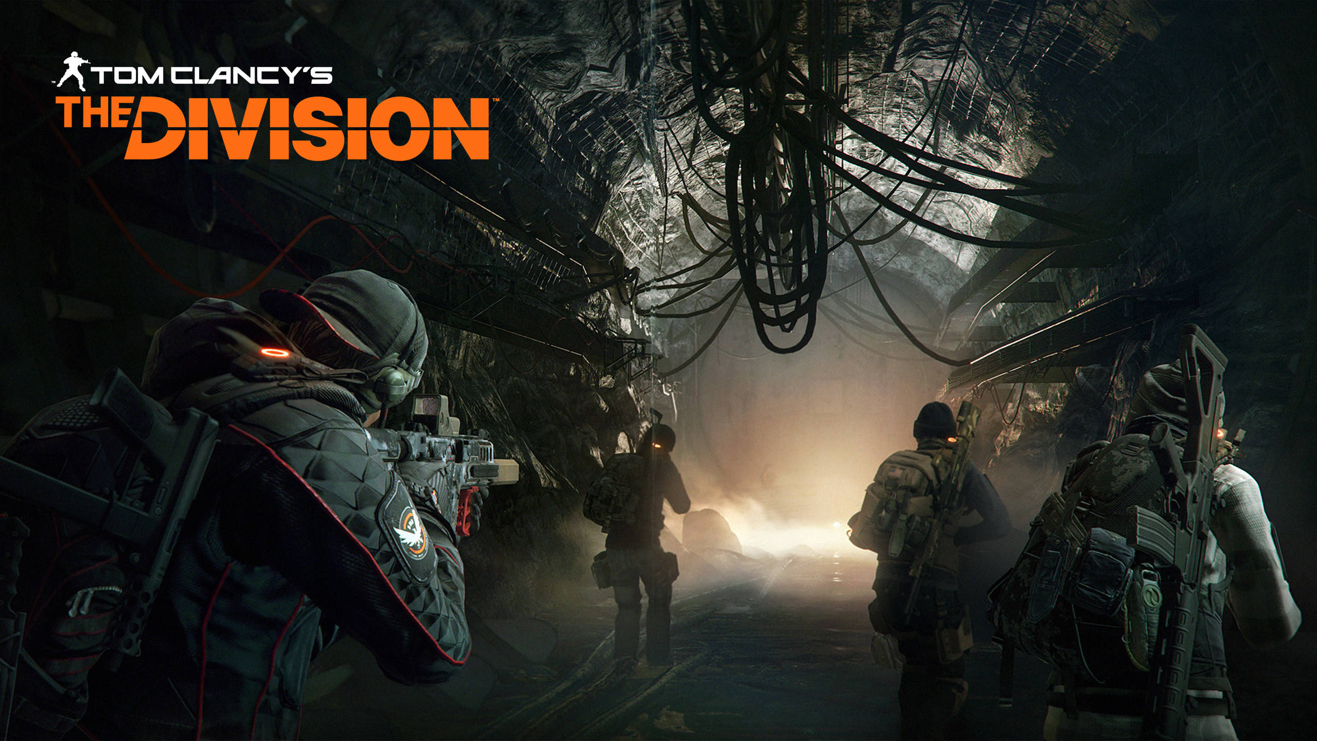 The Division 4K Войници в тъмна гора Тапет