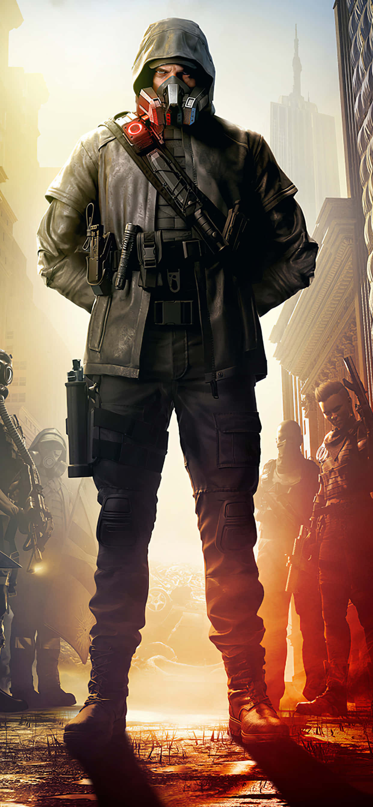 Излез и играй: Подобри си гейминг изживяние с The Division на iPhone XS Max Тапет