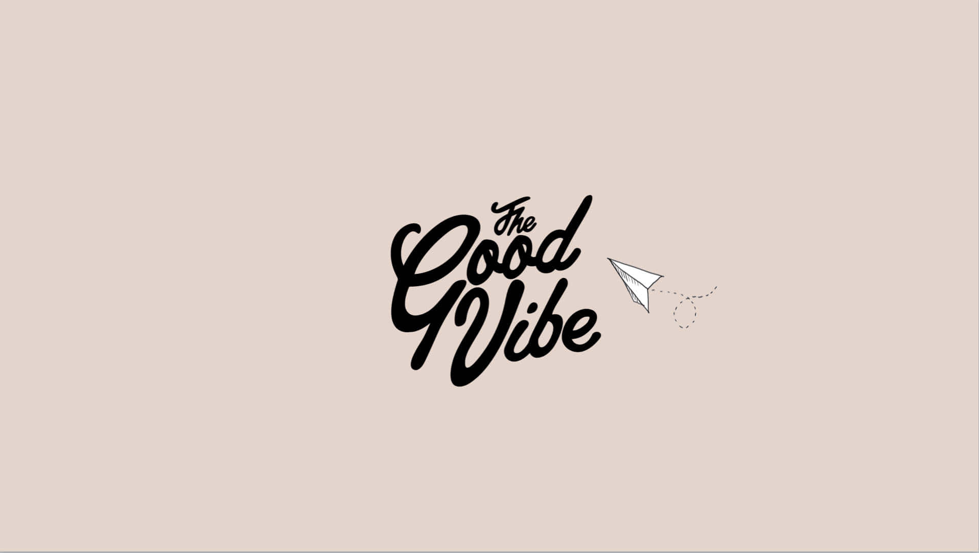 Лого The Good Vibe Тапет