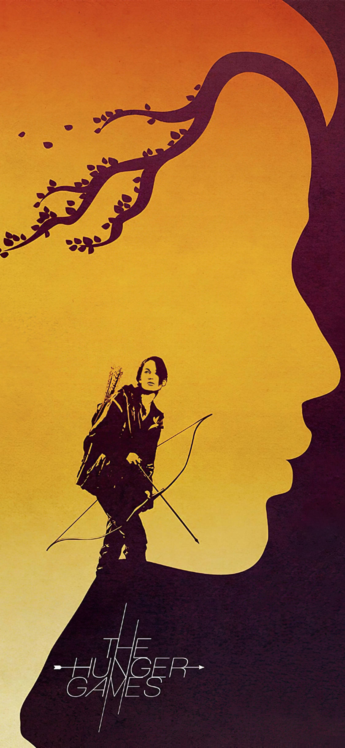 The Hunger Games Katniss векторно изкуство Тапет