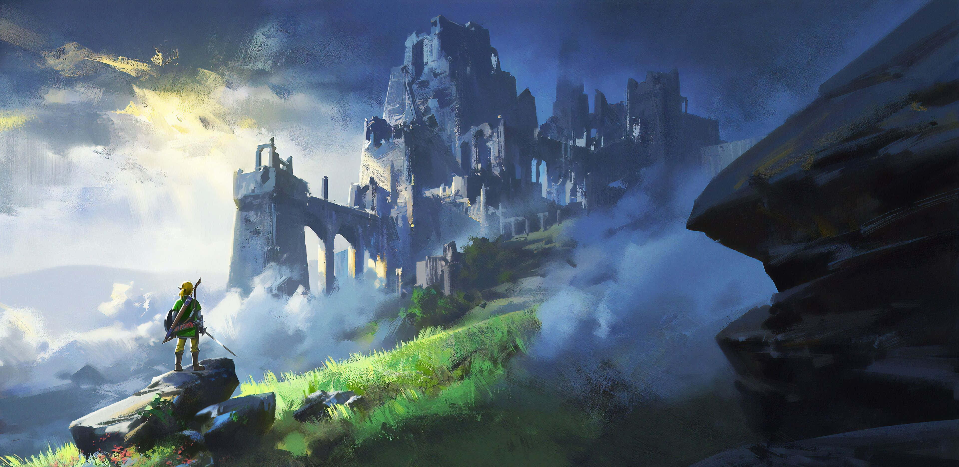 "Изследвай магическия свят на The Legend of Zelda!" Тапет