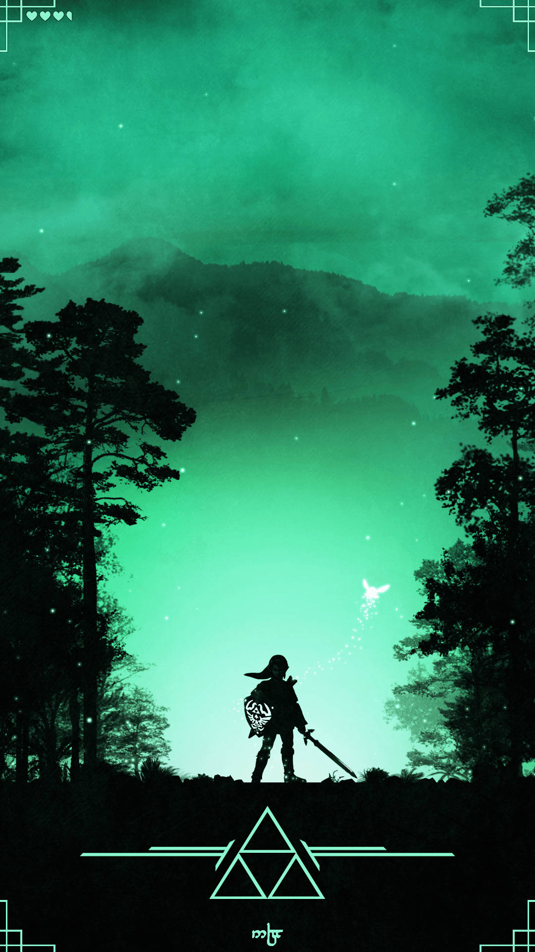 Телефон на геймър от The Legend of Zelda Тапет