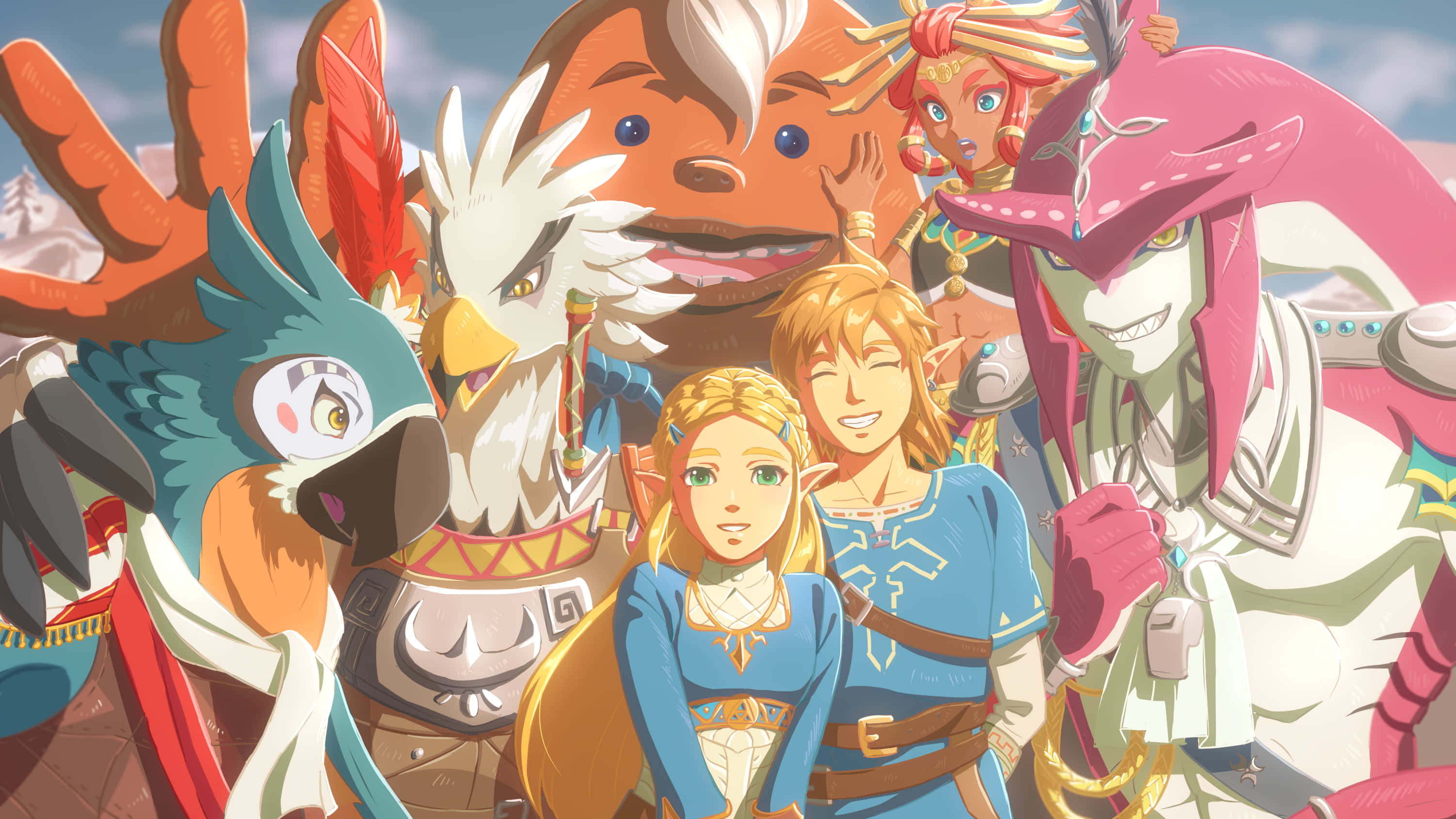 Приключението те очаква в The Legend of Zelda Тапет
