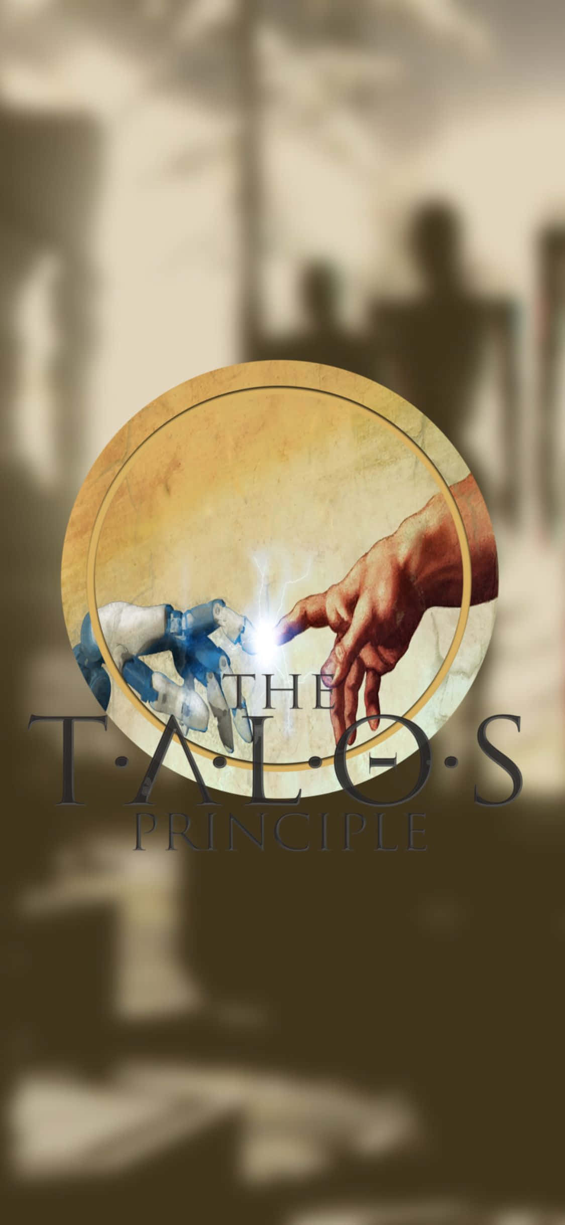 Разгледайте завладяващия геймплей на The Talos Principle на вашия iPhone Xs Тапет
