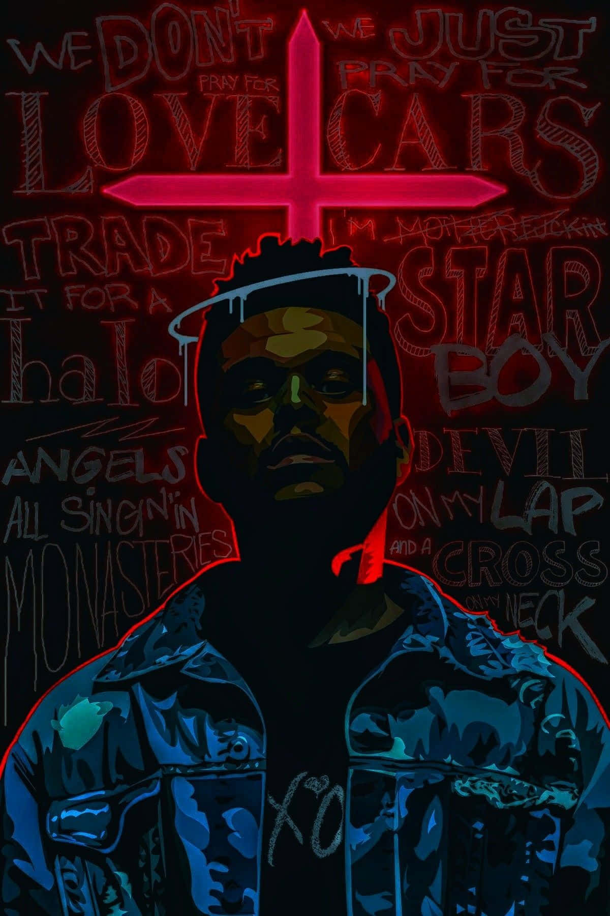 The Weeknd изпълня на сцена Тапет