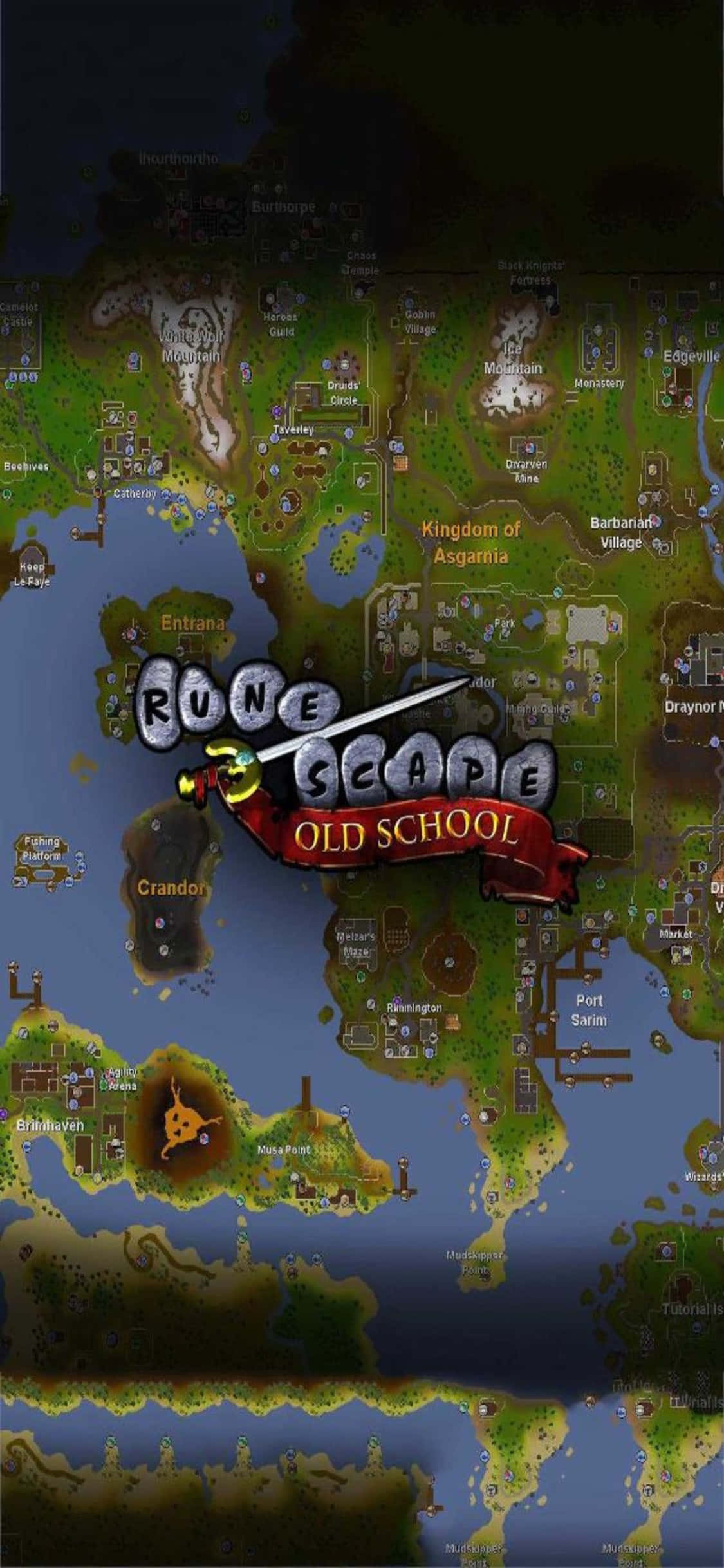 Tilemap в iPhone X Runescape Oldschool фон Тапет