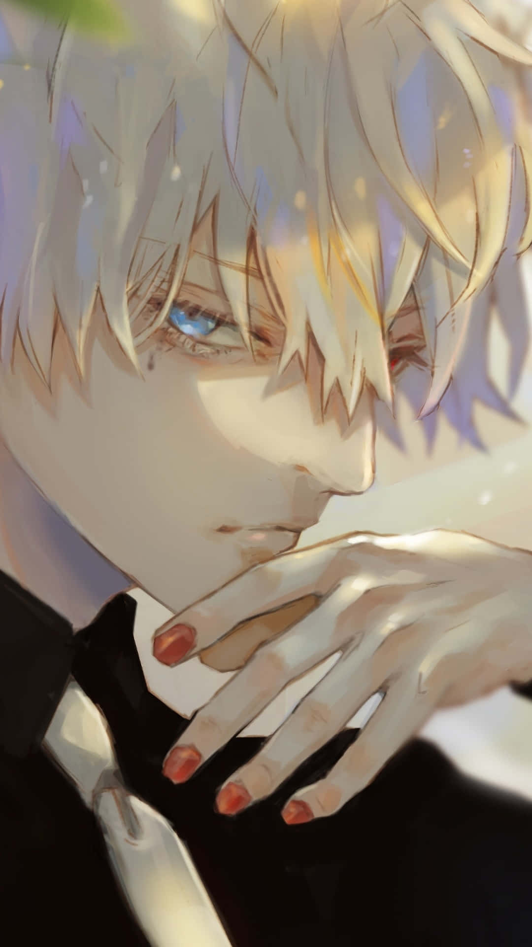 Кен Канеки в профил – аниме Tokyo Ghoul Тапет