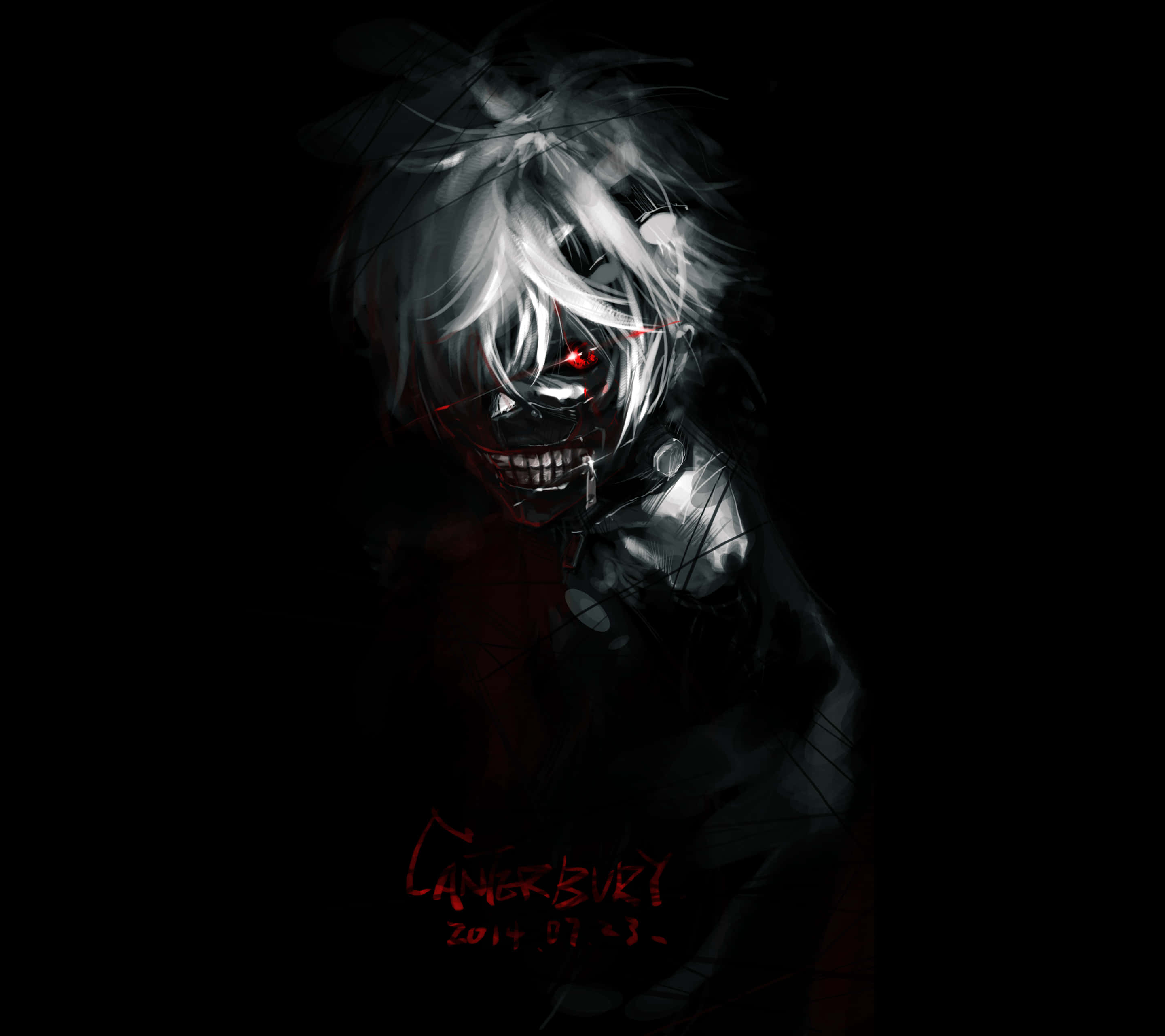 Tokyo Ghoul Desktop - Изживейте сюрреалистичния свят Тапет