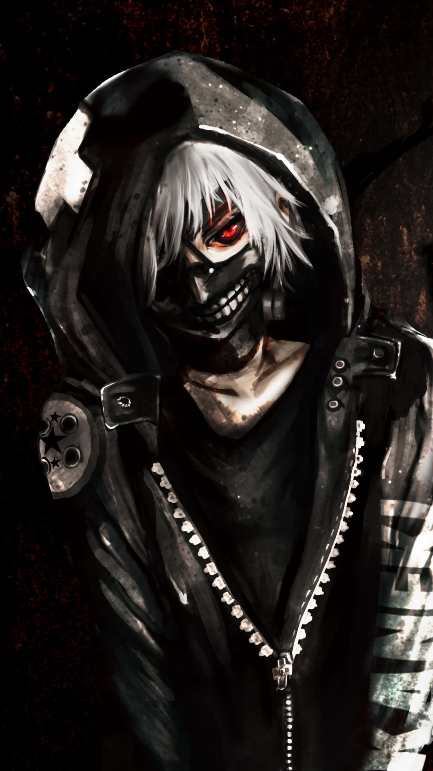 Главен герой на киберпънк анимето Tokyo Ghoul Тапет