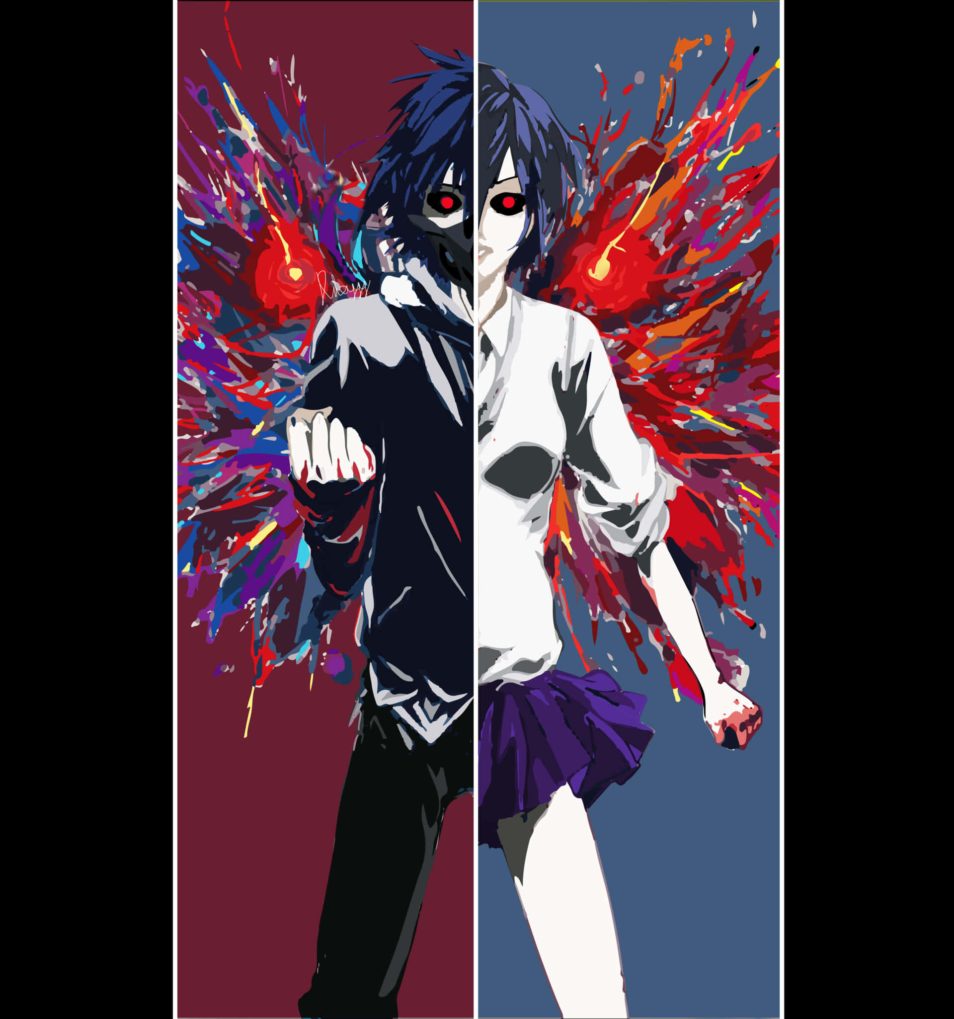 Tokyo Ghoul Pfp Touka И Ayato Тапет