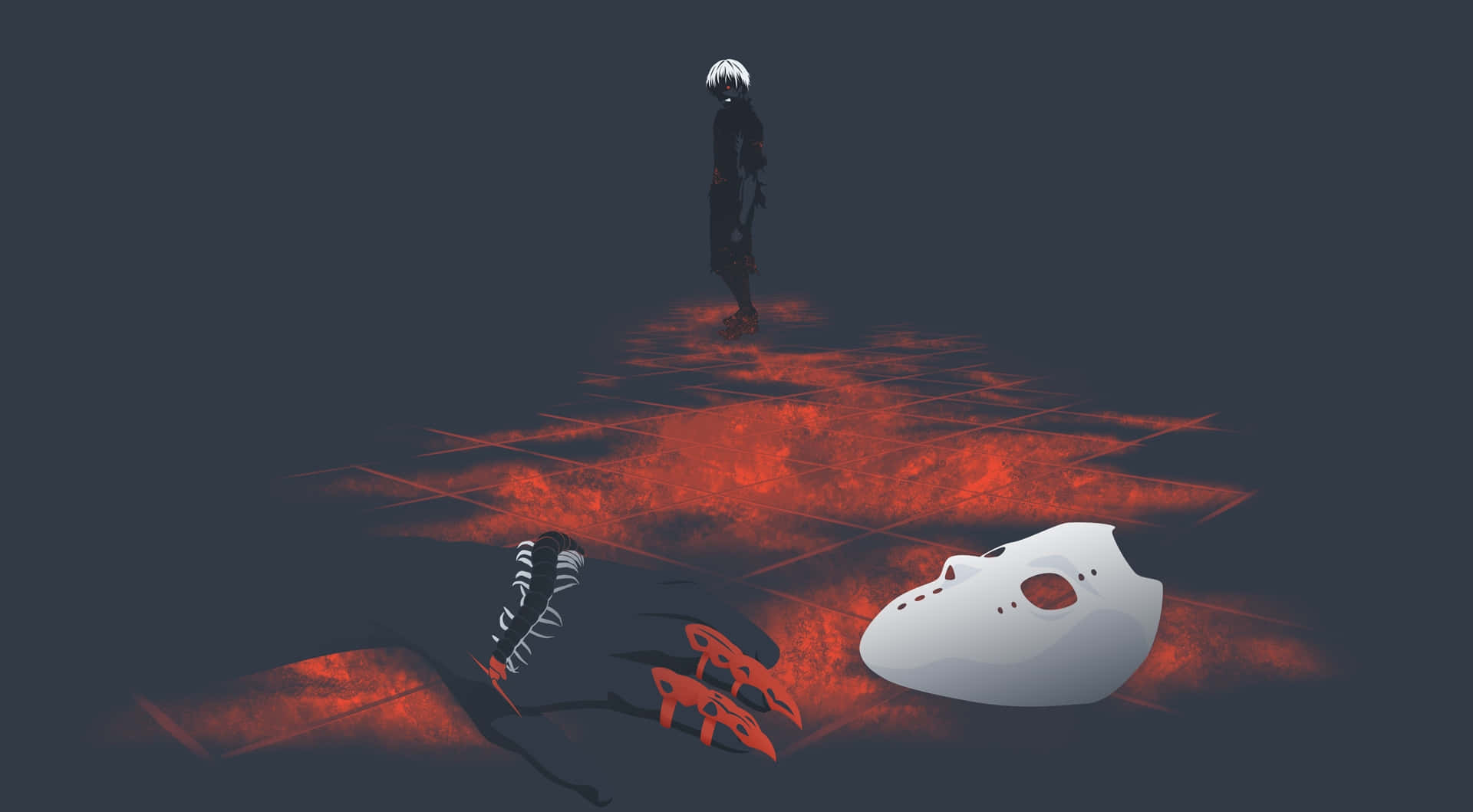 Tokyo Ghoul - Страх от създание, дебнещо в сянката Тапет