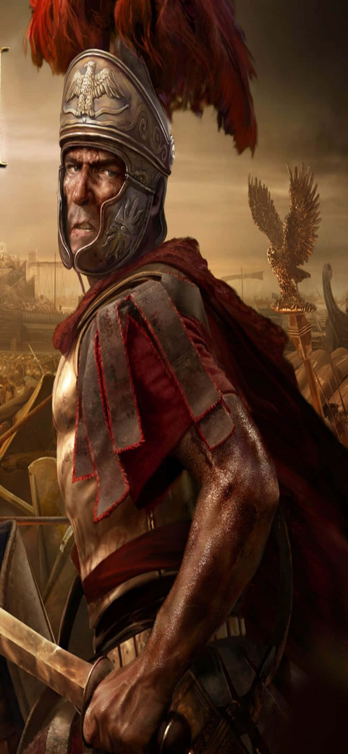 Водите епични битки в Total War Rome 2 на iPhone XS Тапет