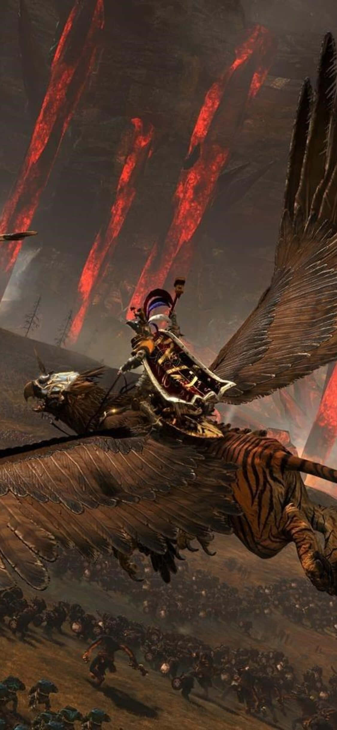 Формирайте бойни редици в Total War: Warhammer на вашия iPhone X Тапет