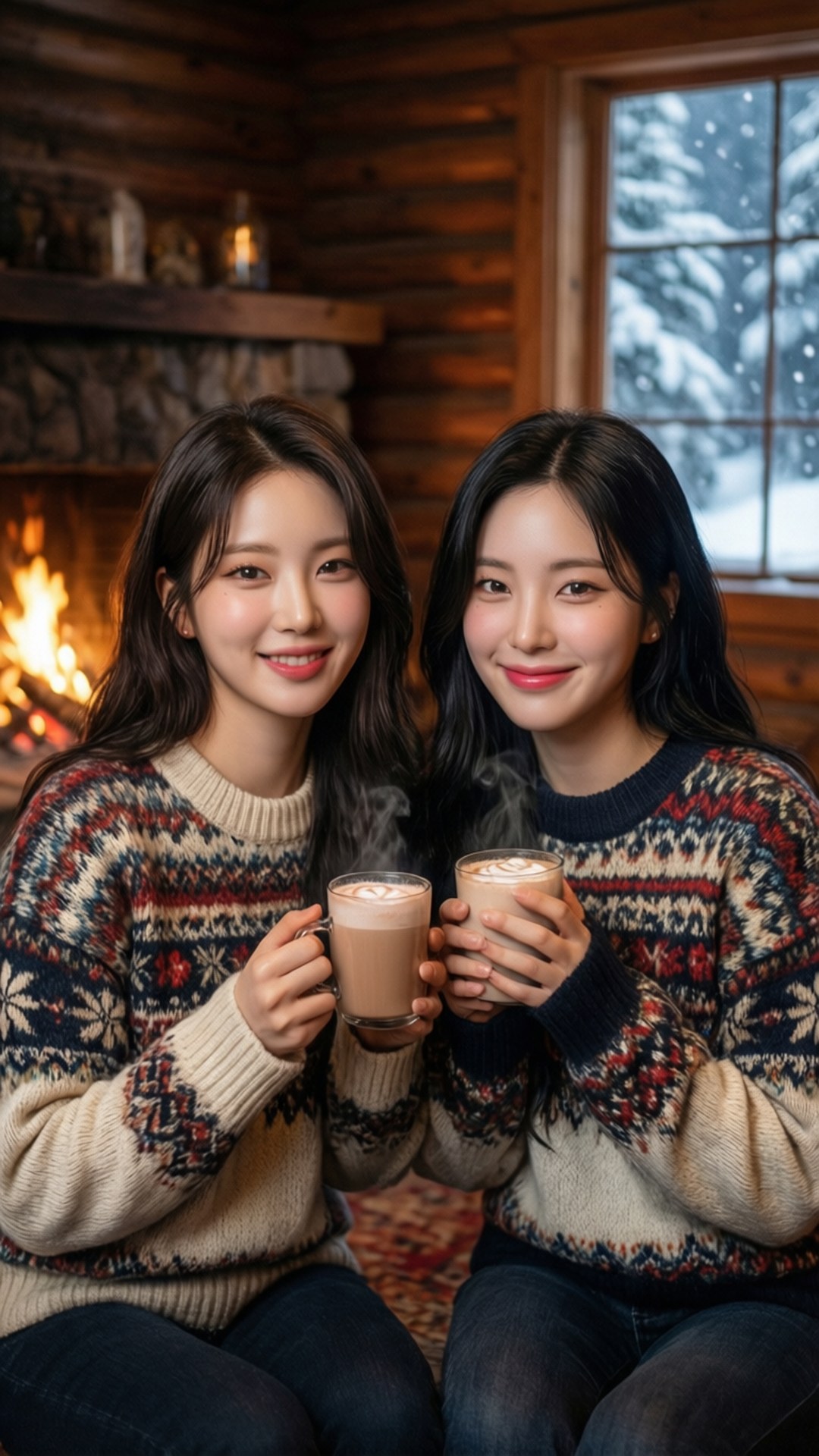 Уютна зима TWICE Тапет