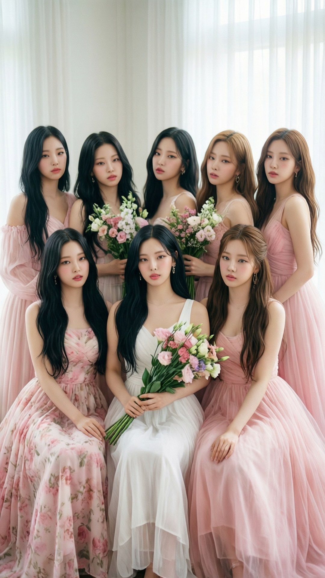 TWICE в разцвет Тапет