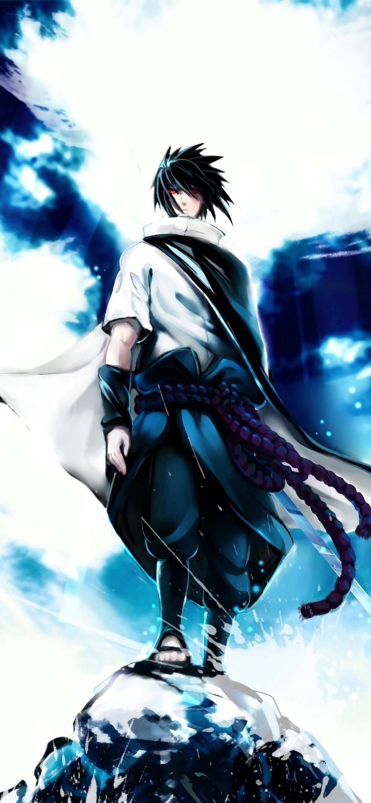 Uchiha Sasuke iPhone 11 Тапет