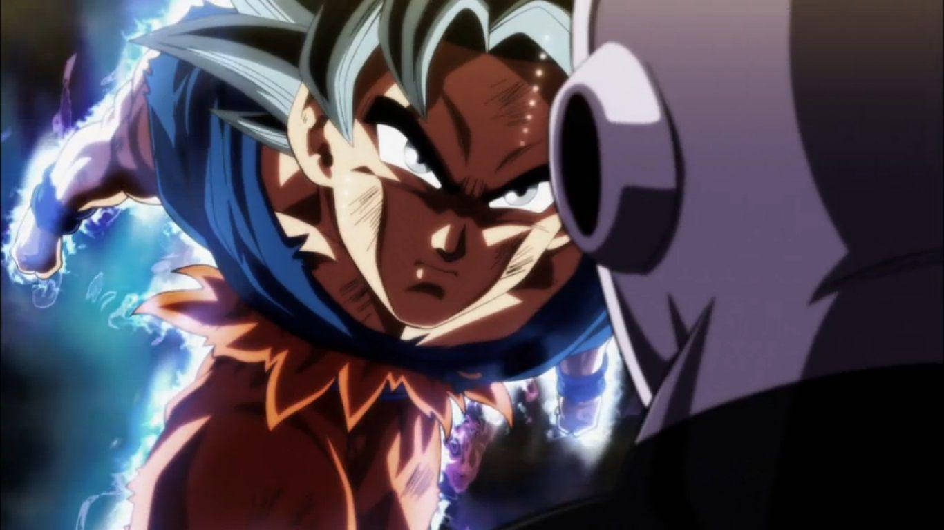 Ultra Instinct Goku в близка битка с Джирен Тапет