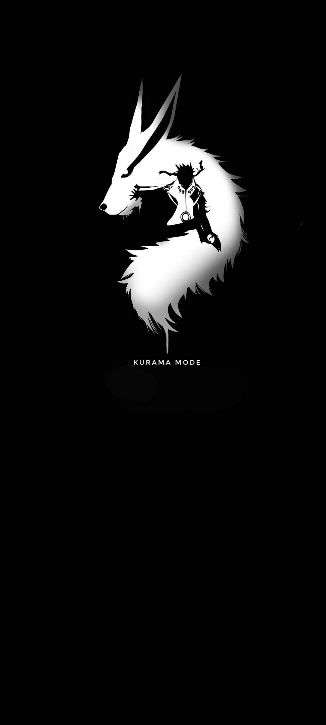 Uzumaki Naruto черен Kurama режим Тапет