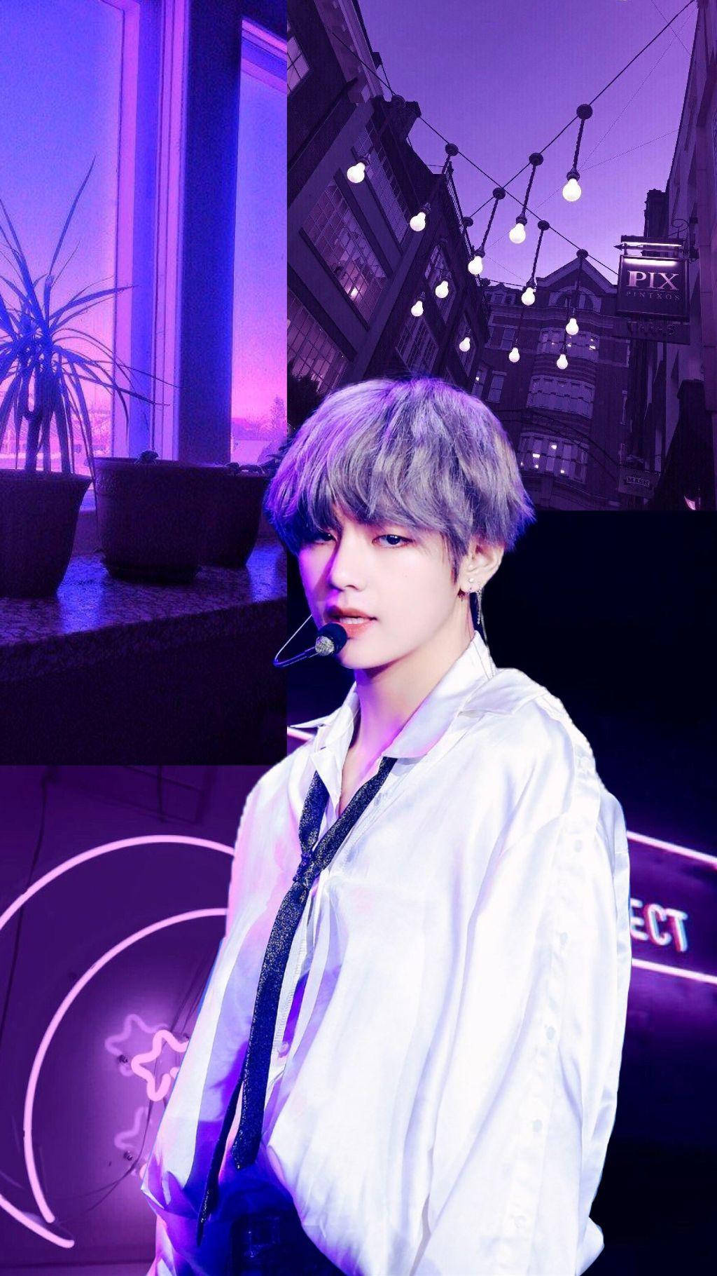 V със снимки – I Purple You Тапет