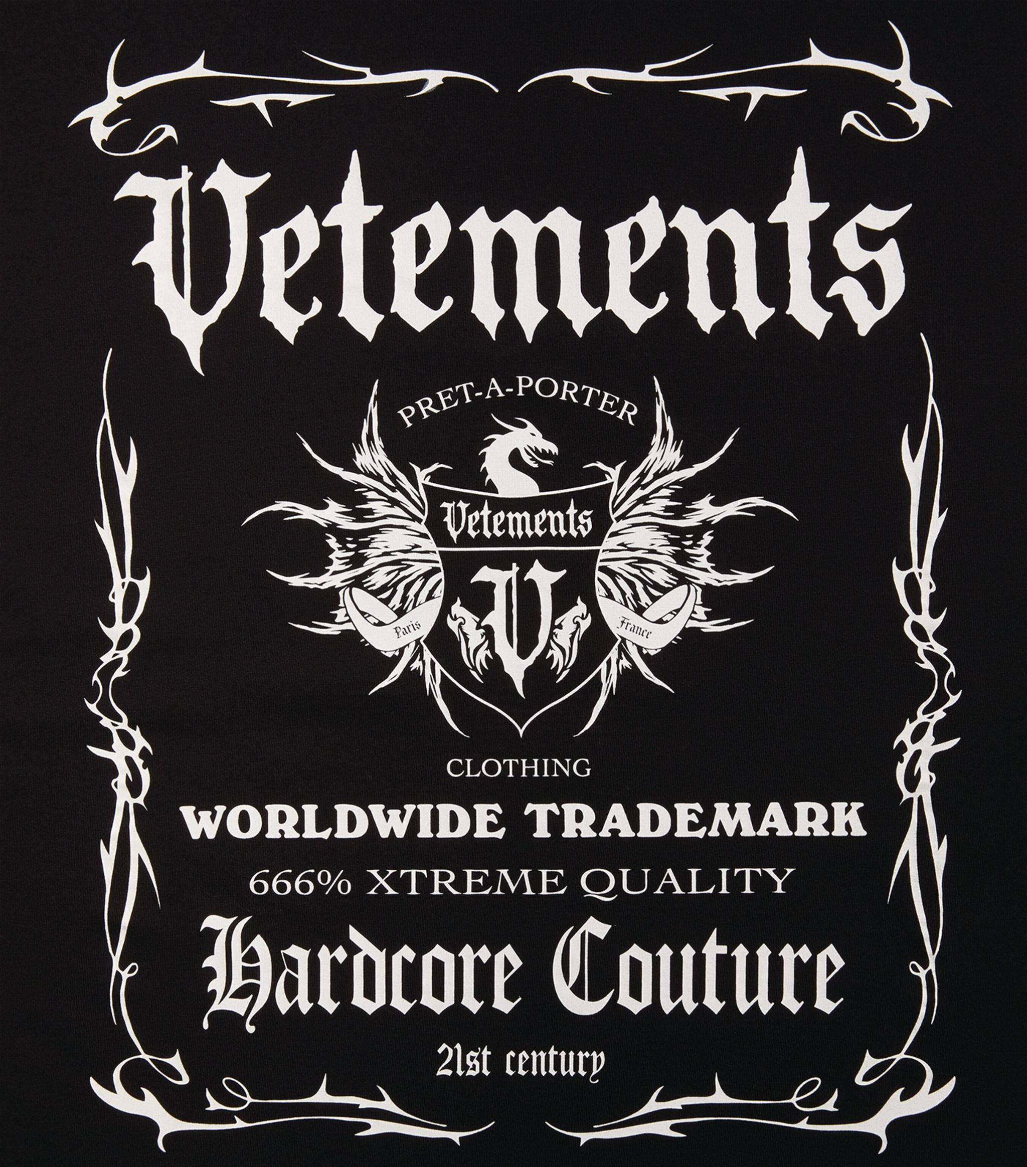 Vetements черен етикет лого Тапет