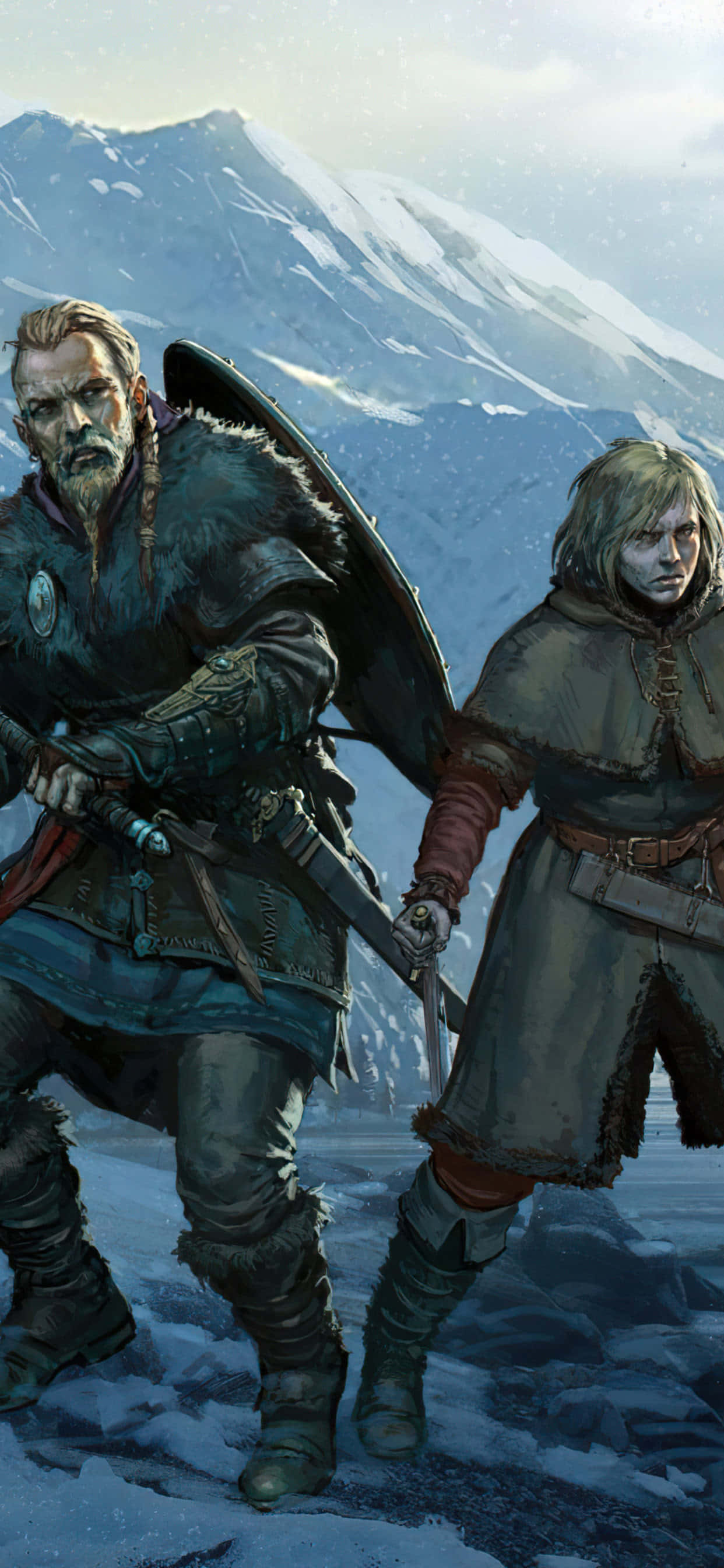 Vinland Saga iPhone Xs Max Assassin's Creed Valhalla фон Тапет