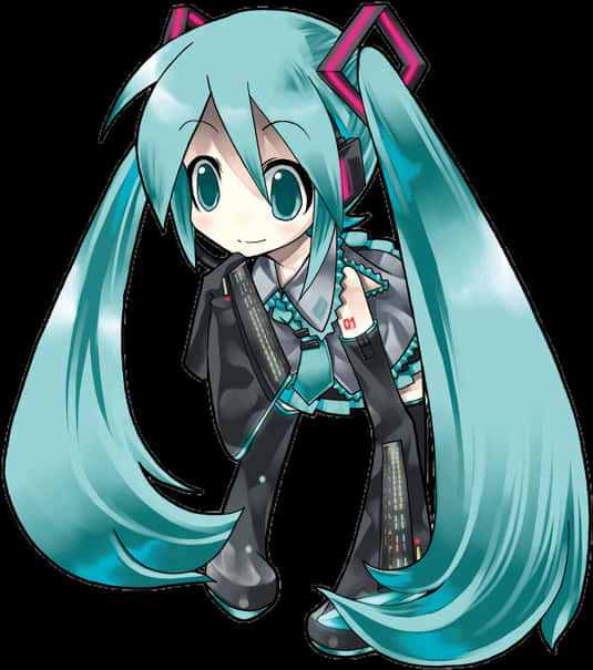 Хацуне Мику герой от Vocaloid Тапет