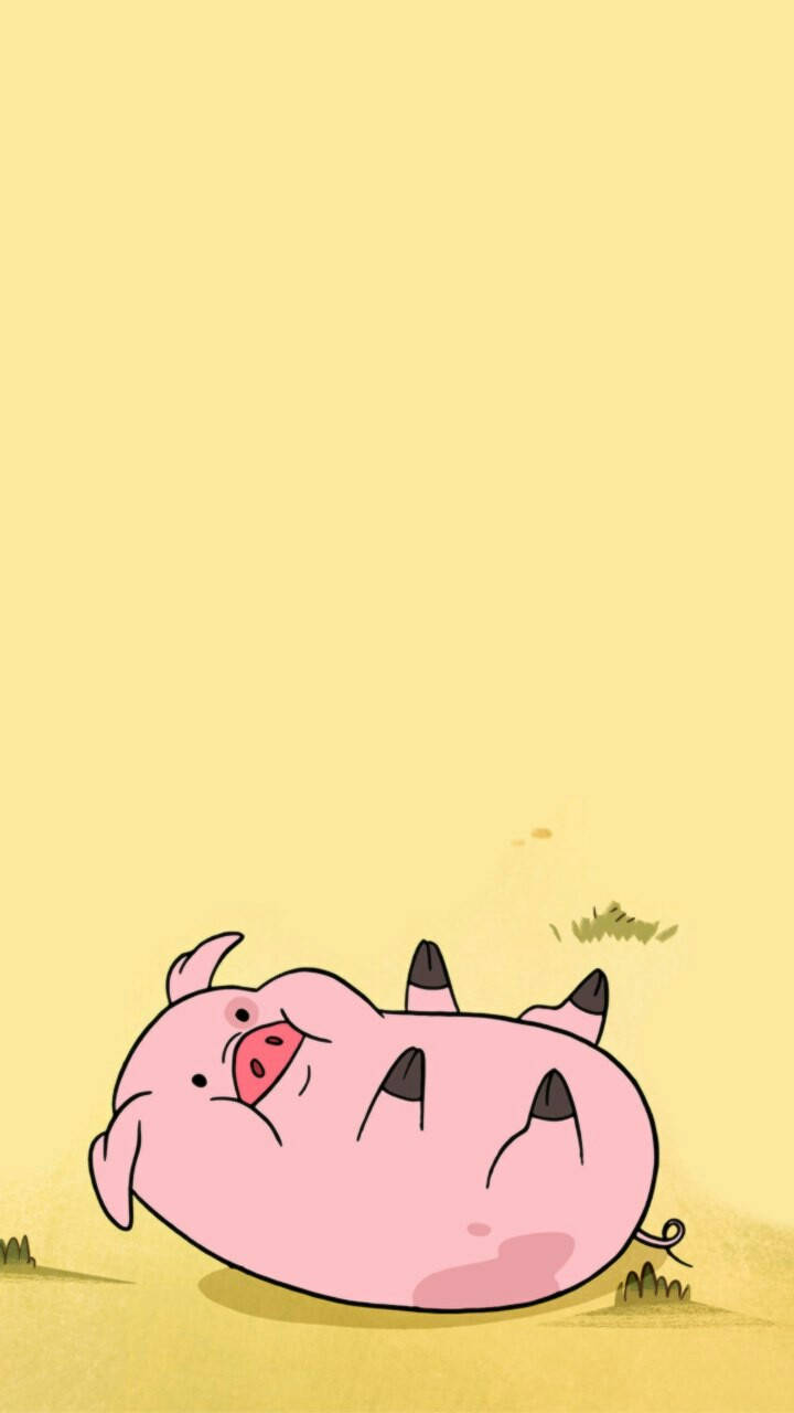 Обърнат с глава надолу Waddles Тапет