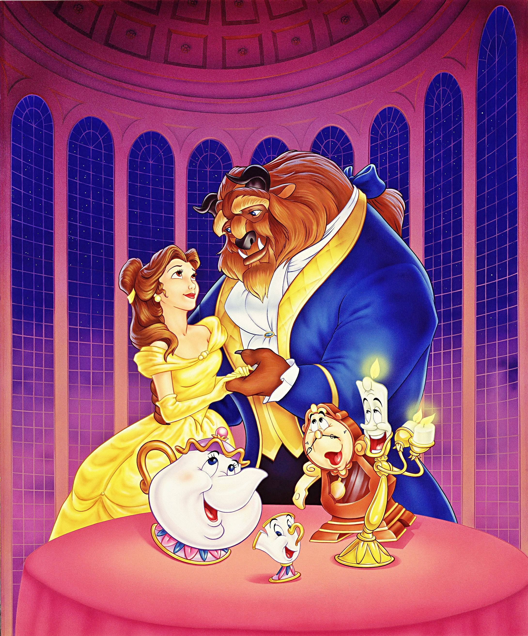Walt Disney Красавица и Звяр Тапет
