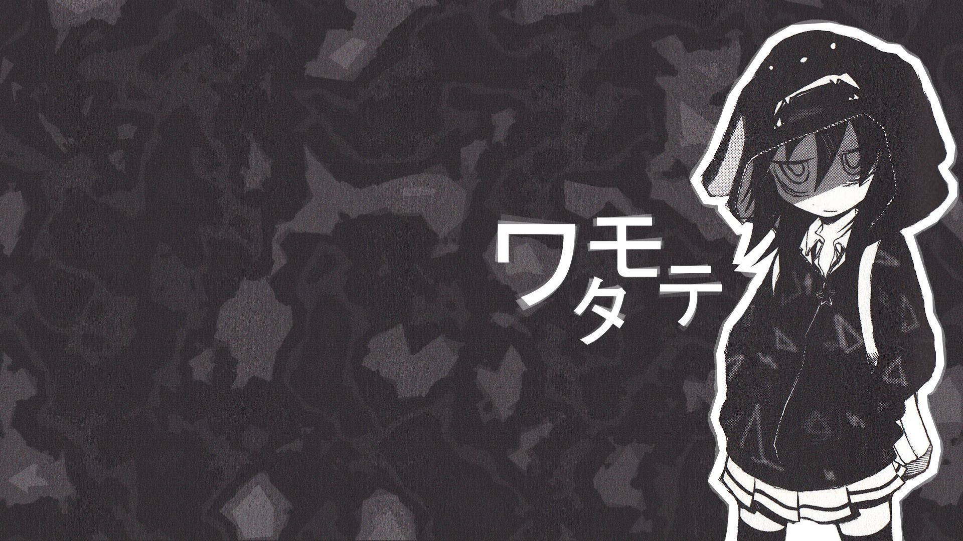 Тъмна аниме естетика за десктоп от WataMote Тапет