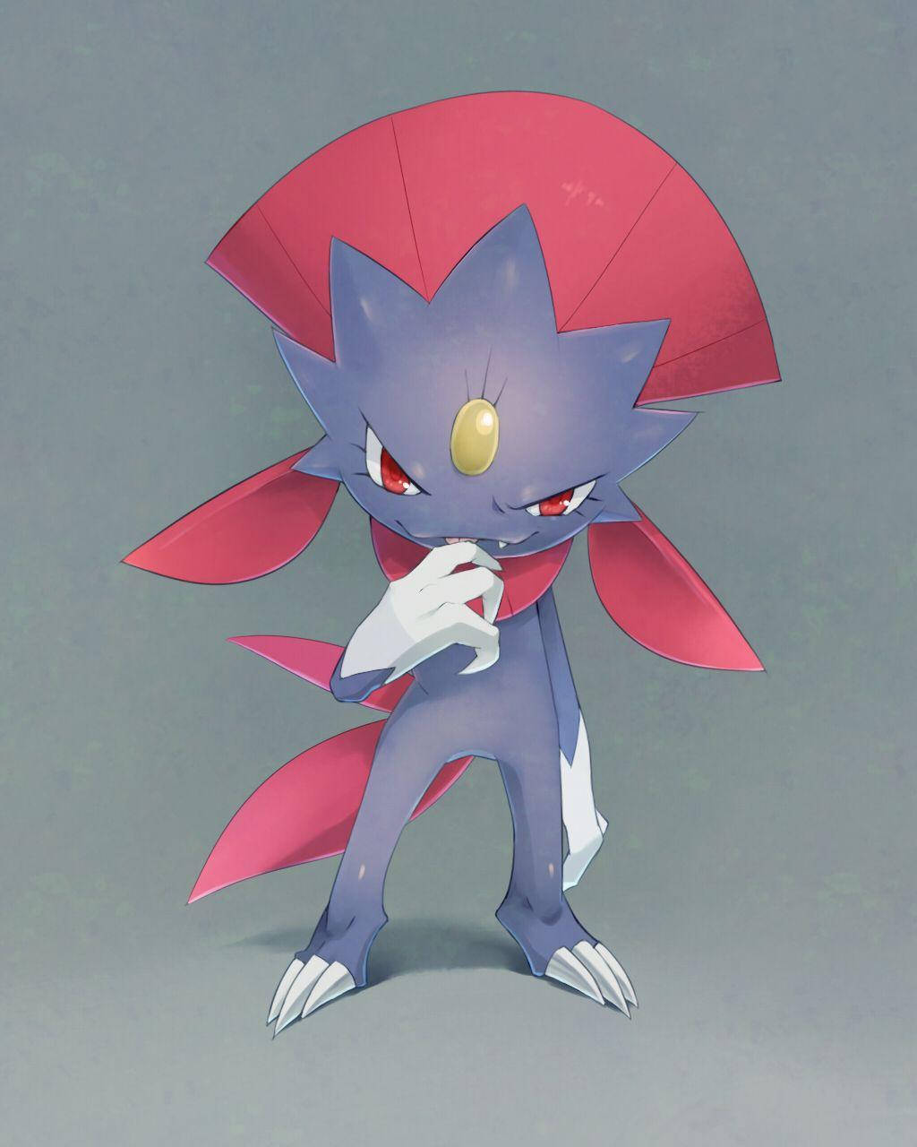 Weavile се усмихва самодоволно Тапет