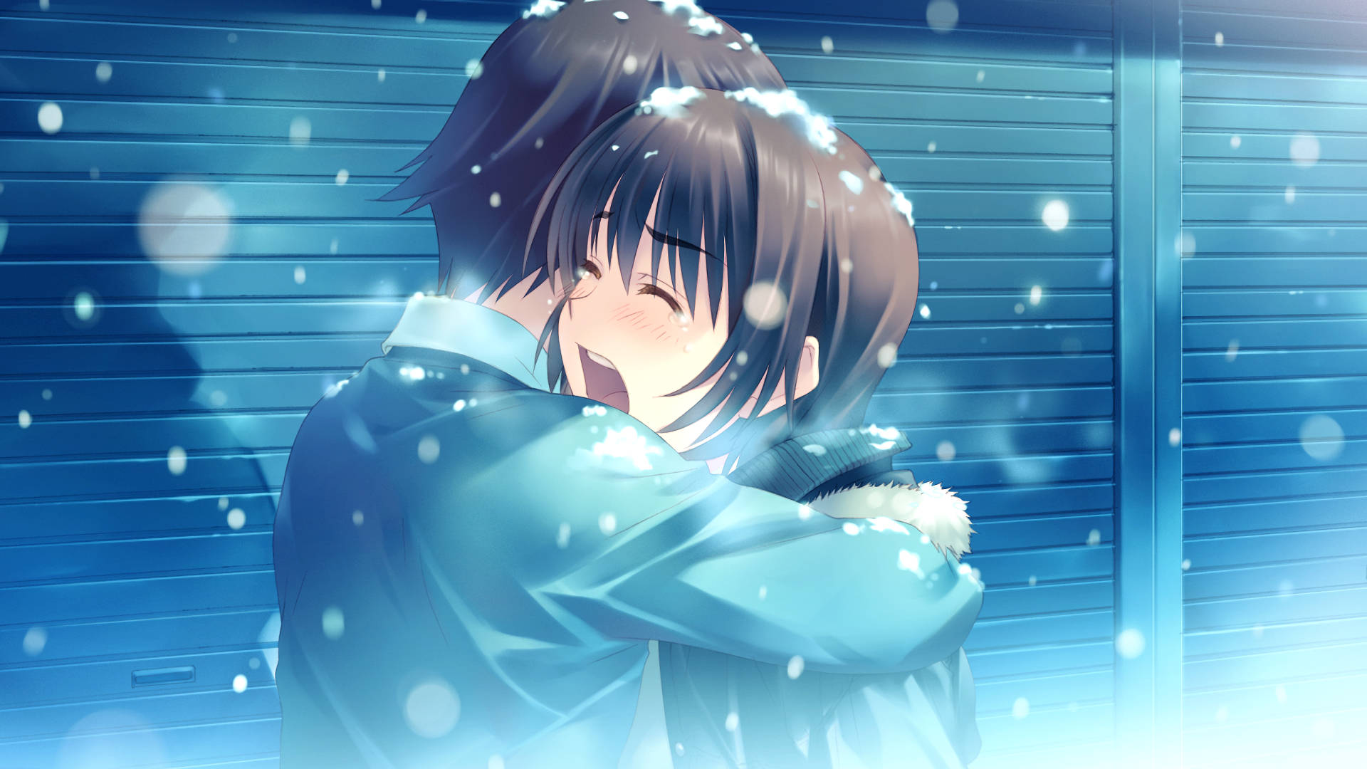 Аниме прегръдка White Album 2 Тапет