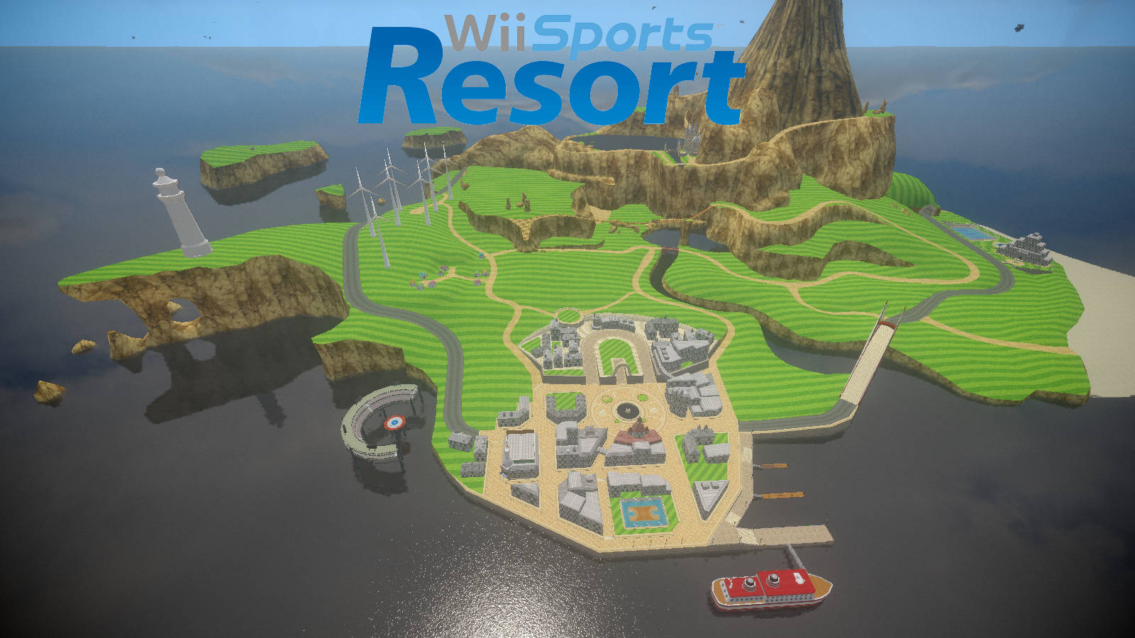 Wii Sports Resort Остров Вуху Тапет