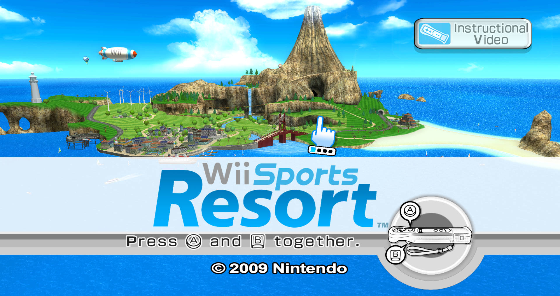 Интро на играта Wii Sports Resort Тапет