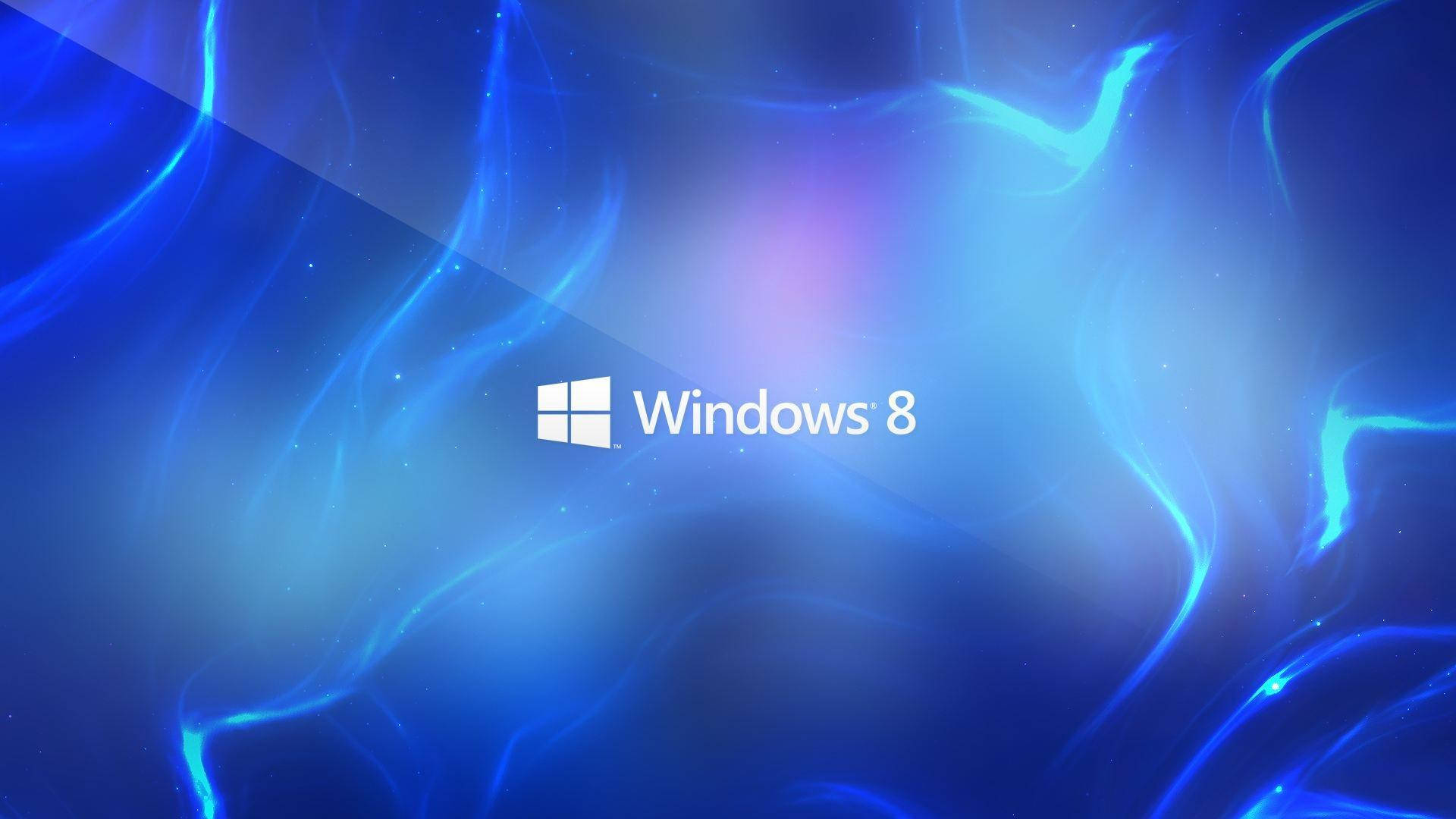 Абстрактен фон със светещи линии за Windows 8 Тапет