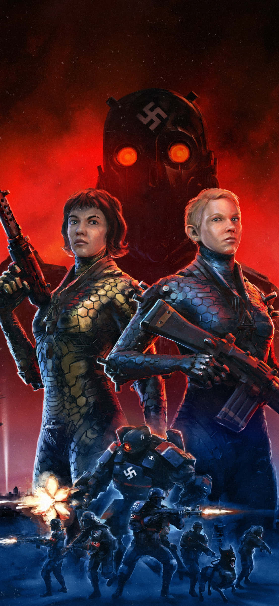 Wolfenstein II: The New Colossus на iPhone Xs Тапет