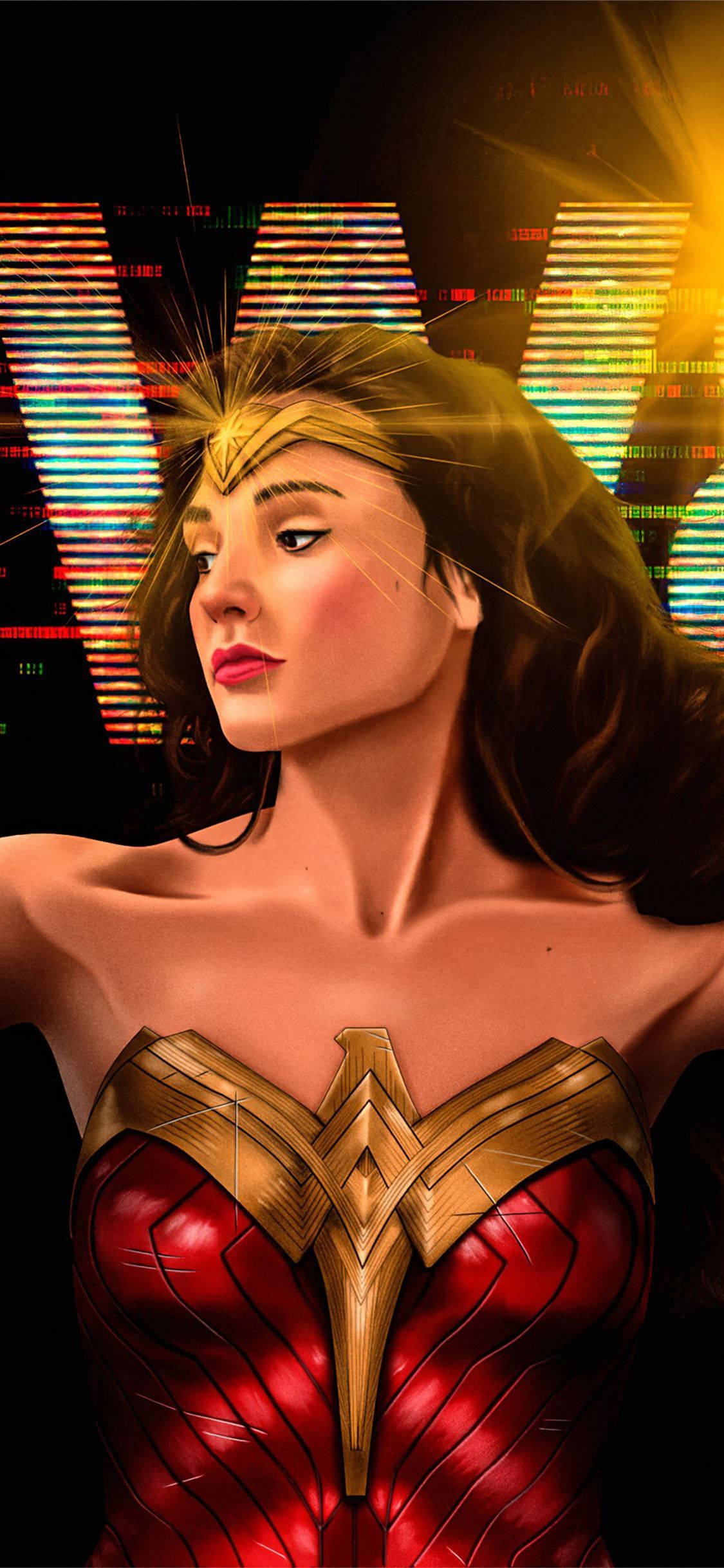 Изкуство на Гал Гадот от Wonder Woman 1984 Тапет