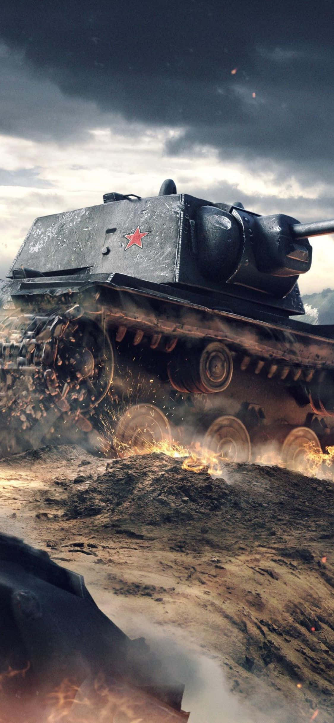 World of Tanks - танк в пустиня Тапет