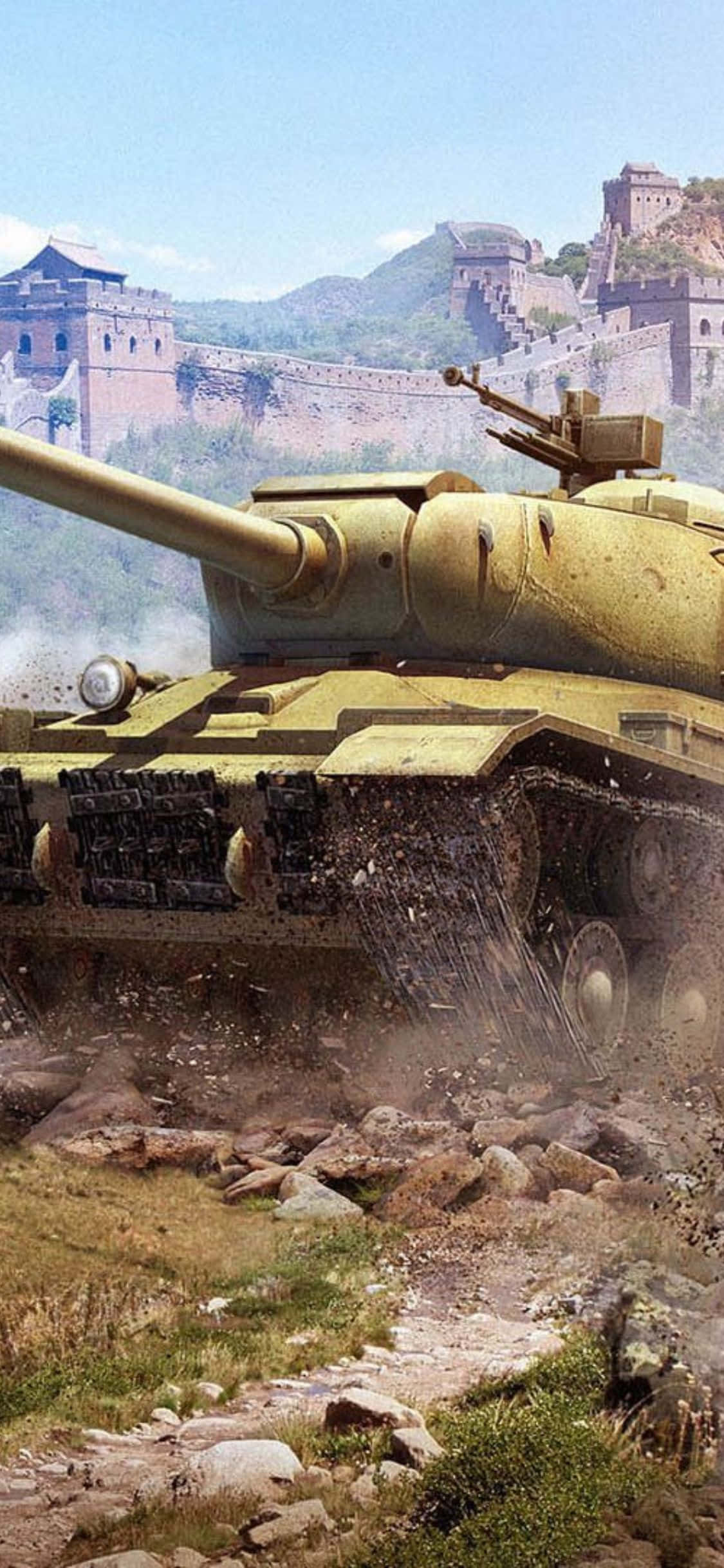 world of tanks - танк в пустиня Тапет