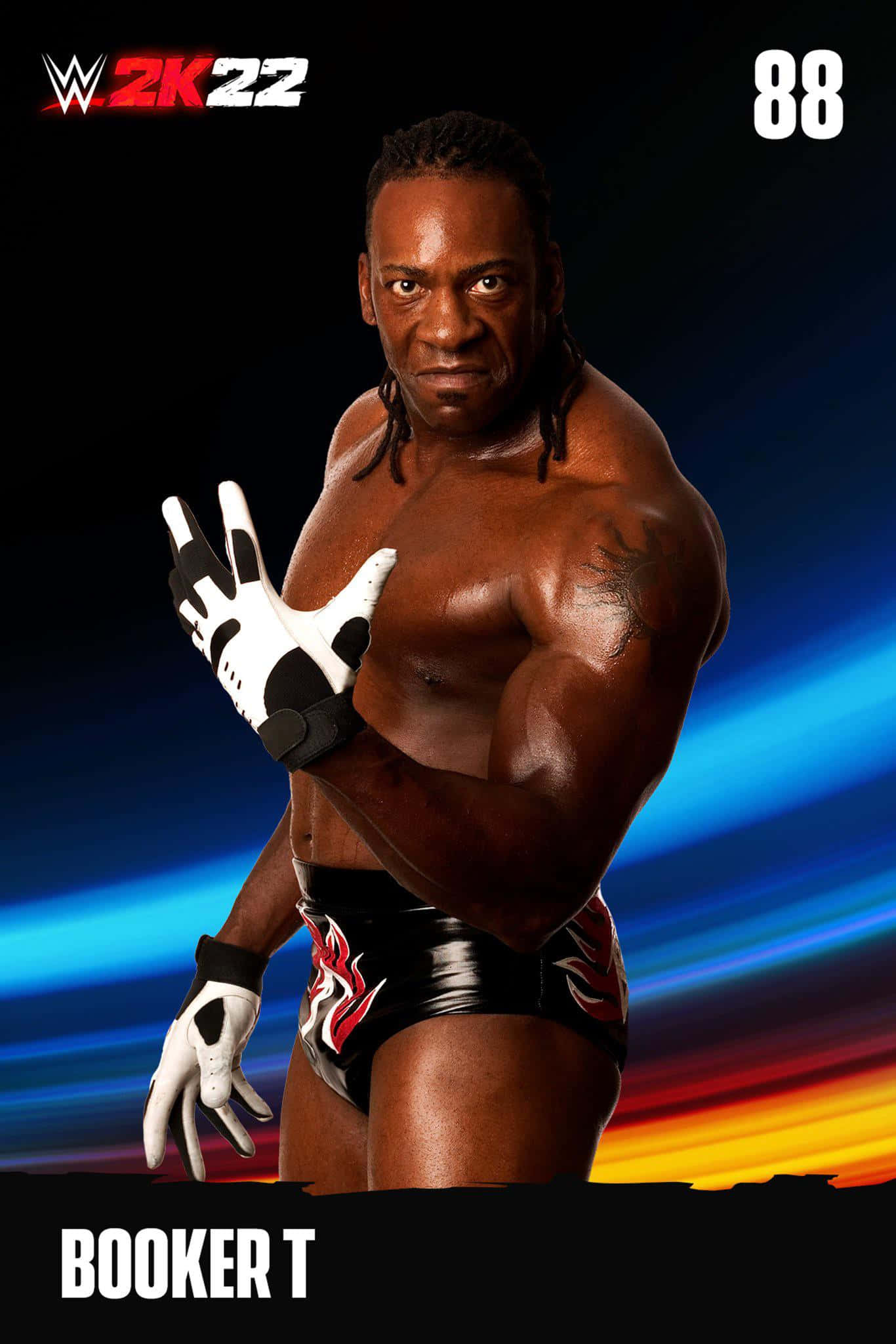 Букър Т в WWE 2022 постер Тапет