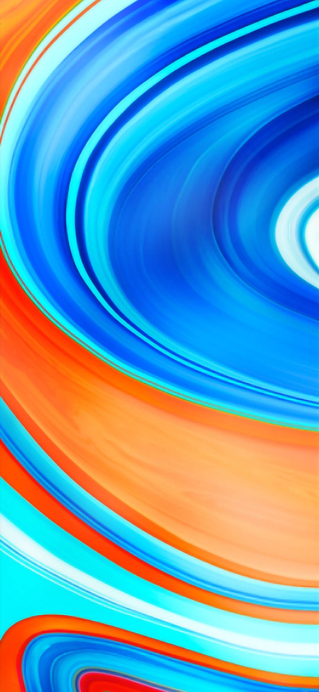 Цветни вихри за Xiaomi Redmi Note 9 Тапет