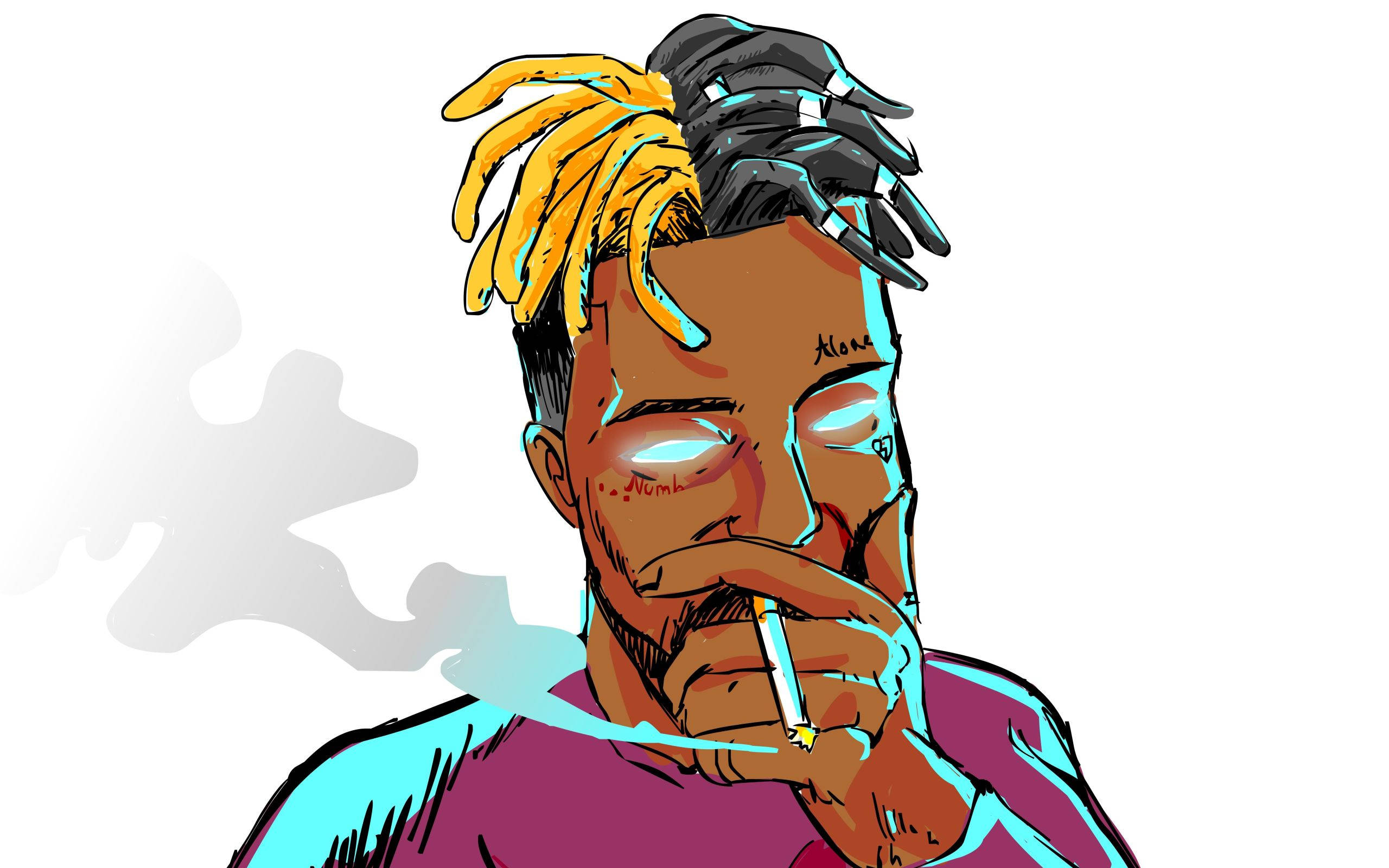 Xxxtentacion Аниме Цигара Тапет