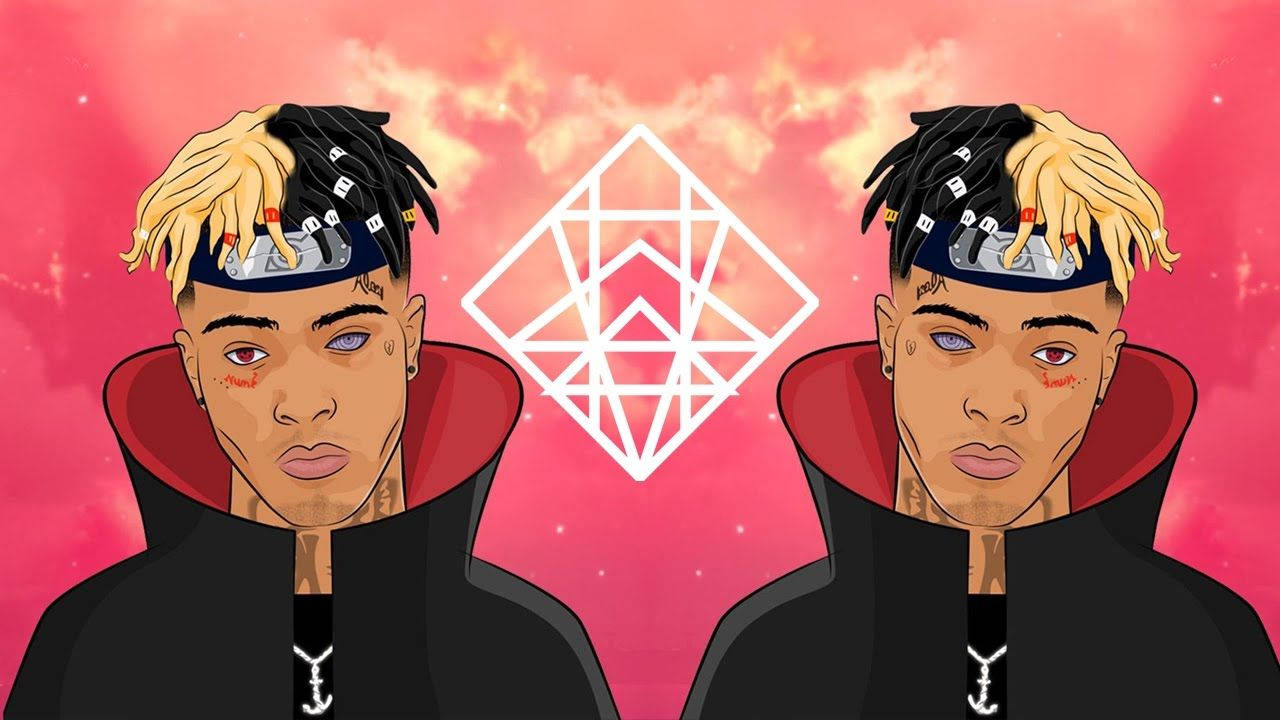 Xxxtentacion аниме изкуство отстрани Тапет