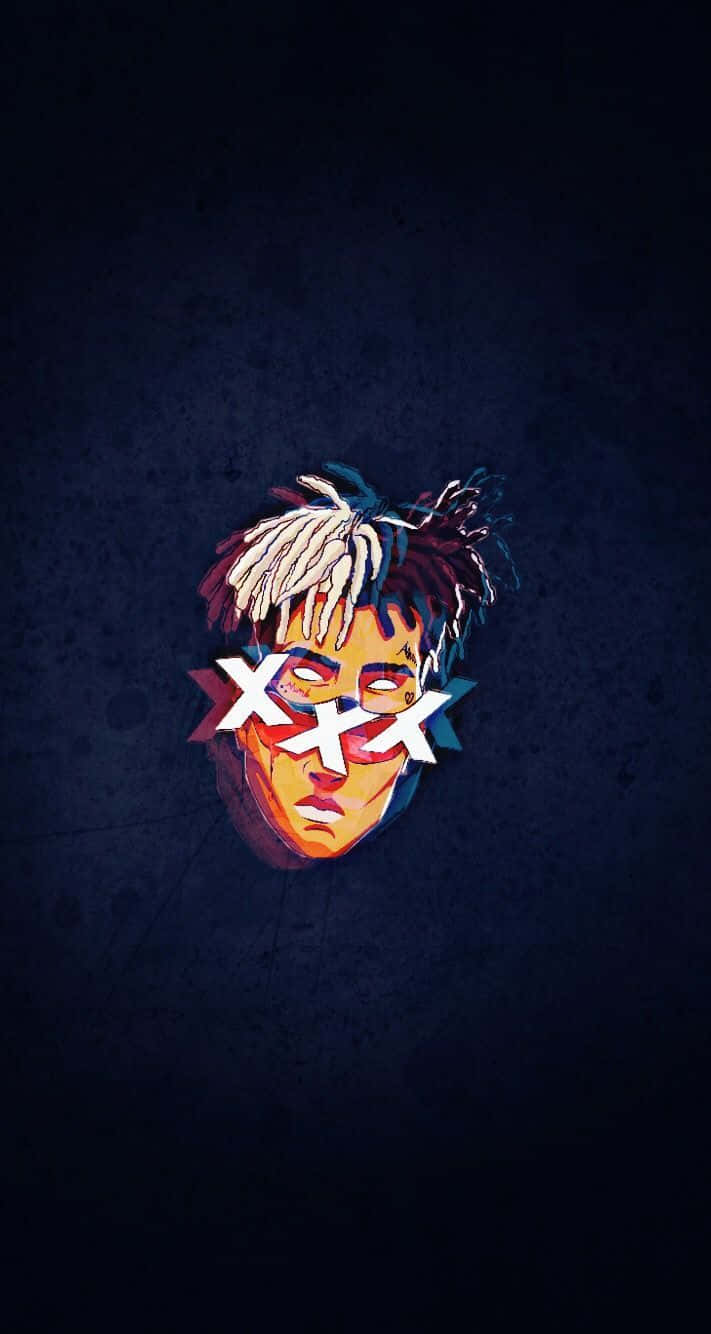 XXXTentacion Bad с Glitch ефект Тапет