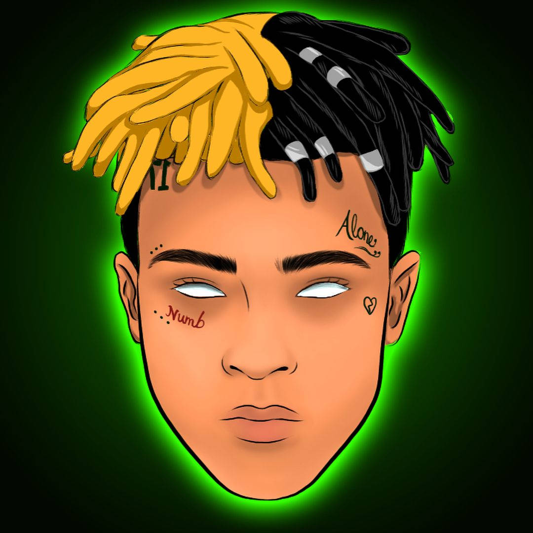 Xxxtentacion аниме без очи Тапет