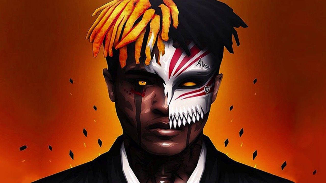 Xxxtentacion аниме маска Hollows Тапет