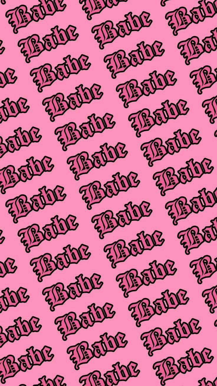 Y2k Естетика Babe Тапет