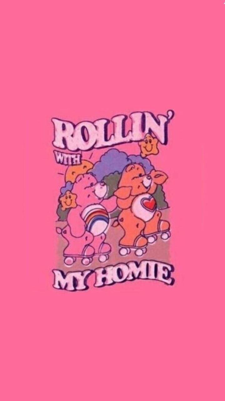 Y2k Естетика Rollin With My Homie Тапет