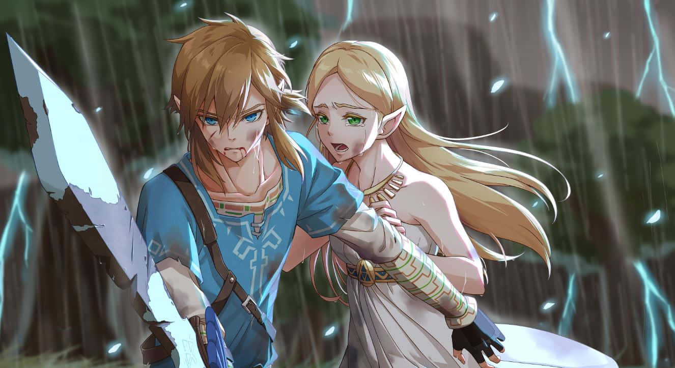 Фон Zelda Тапет