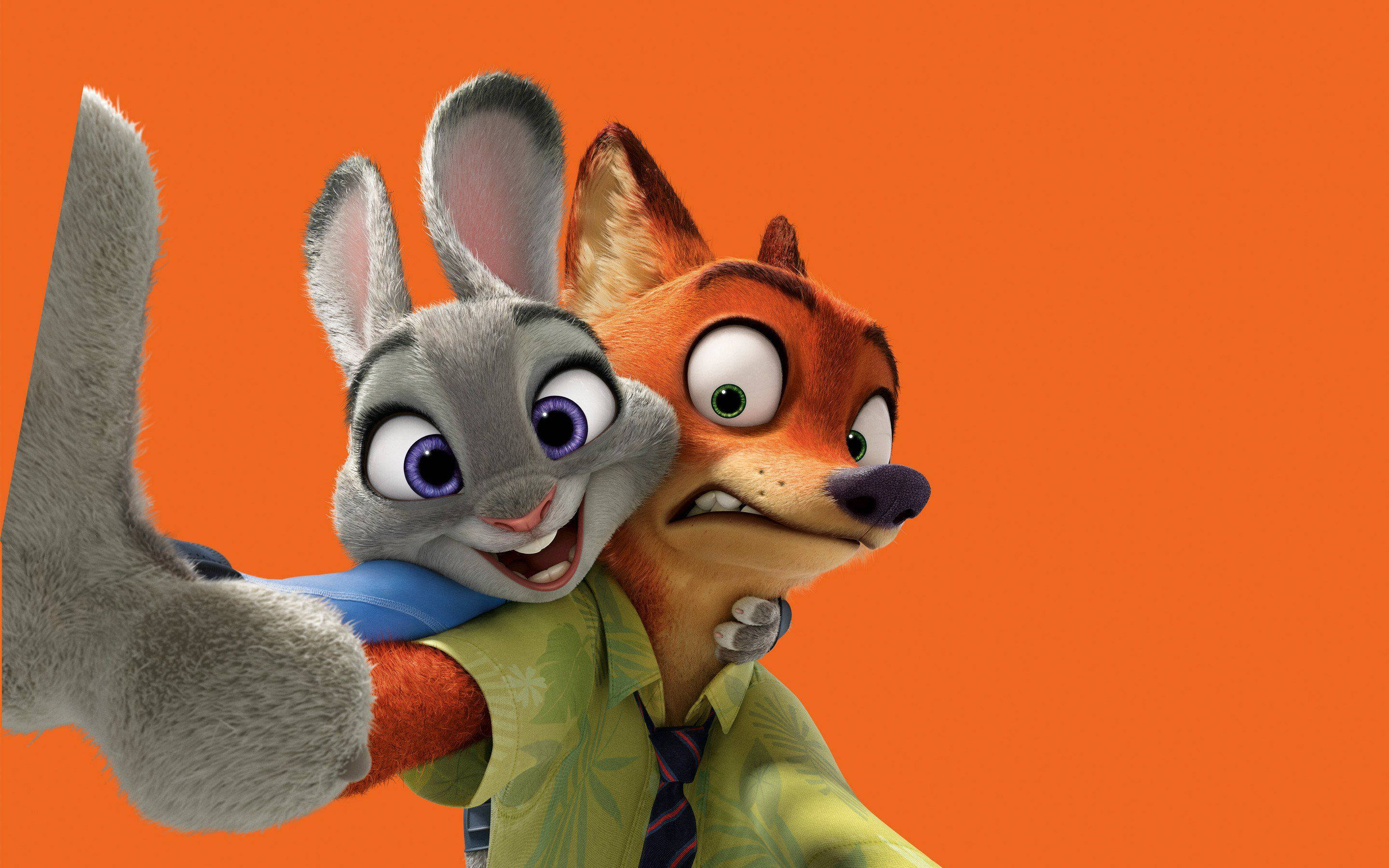 Джуди и Ник Zootopia 4K анимация Тапет